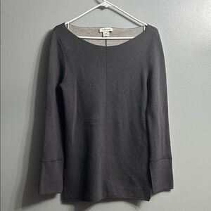 Club Monaco Heather Gray Alpaca/Wool Blend Light Sweater SZ Small
